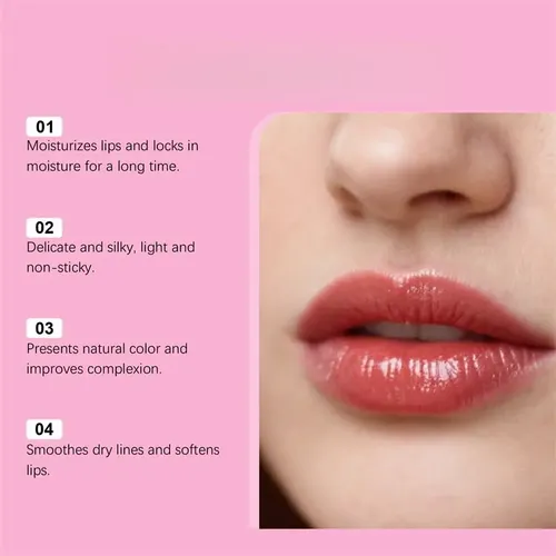 Brillo De Labios Plumper Glaze, Hidratante Con Aceite De Vid