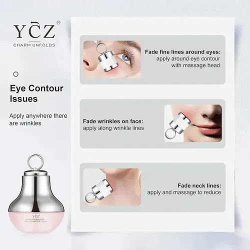 Crema De Ojos De Masaje Eléctrico Ycz Para Ojeras, 1uds