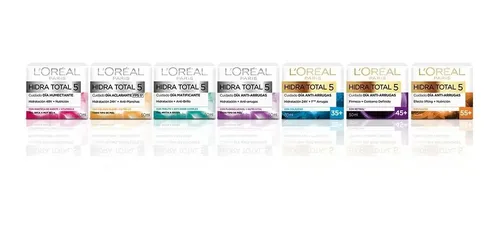 Crema Facial Antiarrugas +45 L’oréal Paris Hidra Total 5