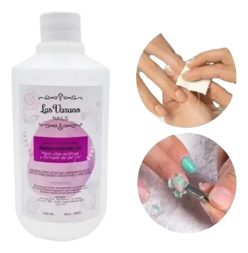 Las Varanos Removedor Gel Uv X 1000 Ml