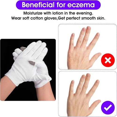 Guantes Y Medias De Algodón Hidratantes Para Dormir