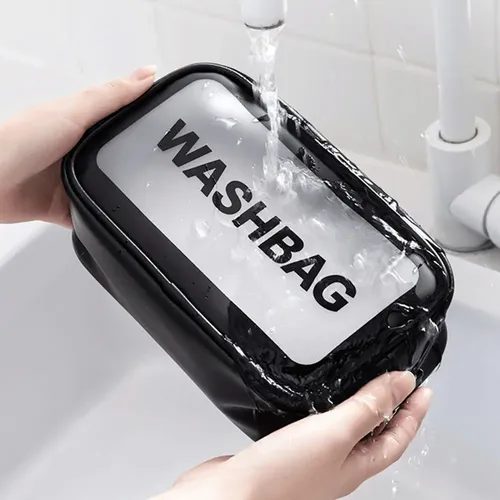 Neceser Bolsas Portátil De Maquillaje Transparente 2 Pcs [