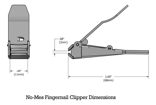 No-mes Fingernail Clipper, Captura Recortes, Lima De Uñas En