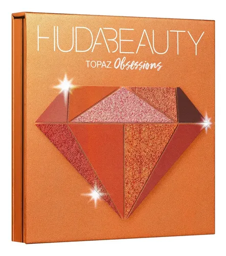 Paleta De Sombras Huda Beauty – Obsessions Palette Amethyst Sombra Naranja Oscuro