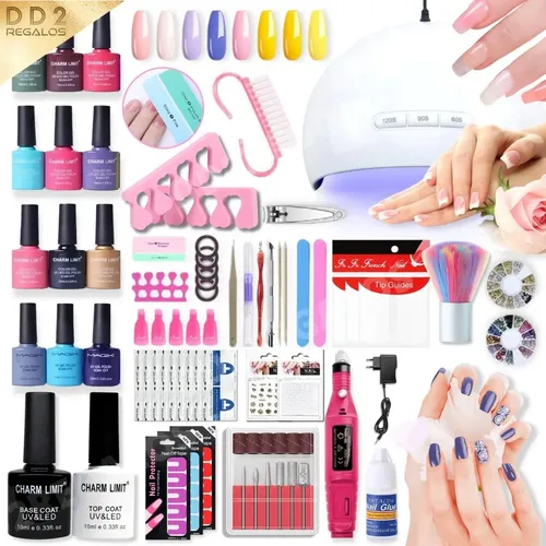Kit Inicial X41 Completo Cabina Torno Esmaltados Uñas Semi