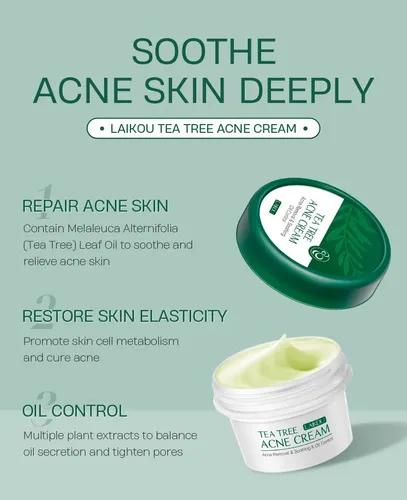 Crema Antiacné De Árbol De Té 20g