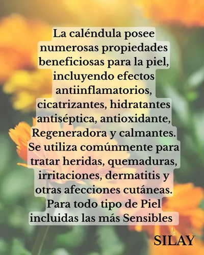 Crema Natural Calendula Y Manzanilla Silay Piel Sensible