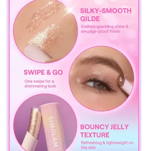 Sheglam Barra Cristal Con Acabado De Brillo De Gelatina 3g