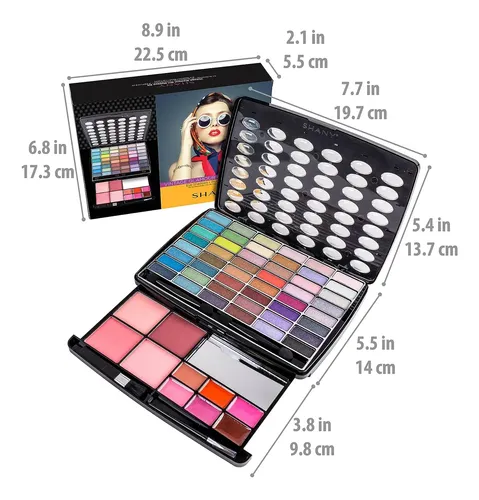 Shany Glamour Girl Kit De Maquillaje Paleta De Sombras…
