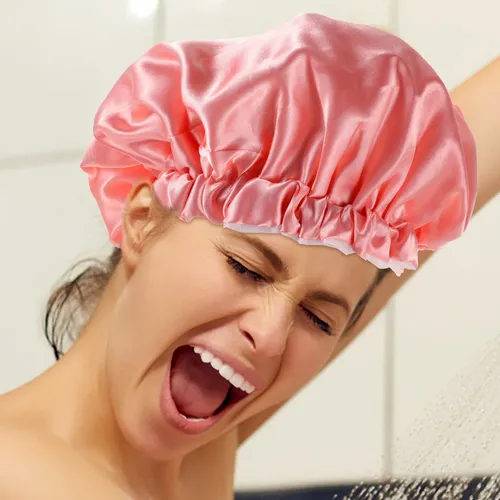 2 Gorros De Baño, Gorros De Satén Para Dormir