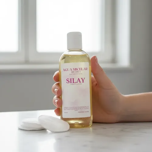 Agua Micelar Bifásica Natural Maquillaje A Prueba De Agua