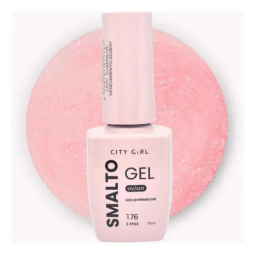 Esmalte Semipermanente City Girl Smalto Nuevo Packacking 176
