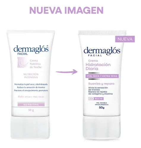 Dermaglós Crema Nutritiva De Noche Piel Seca 50gr