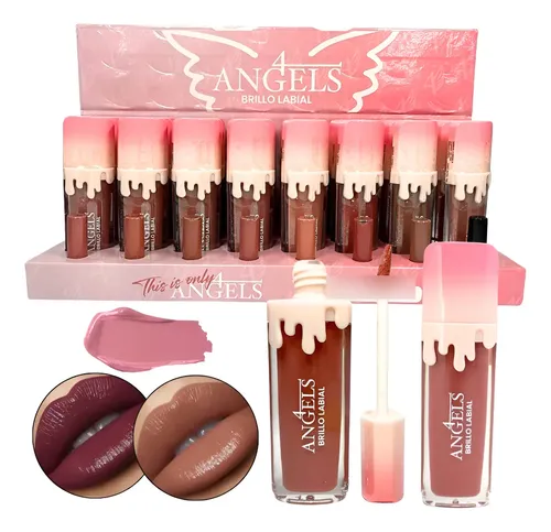 Lip Gloss 4 Angels Brillo Labial Con Color Make Up Surtido