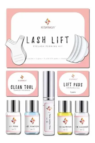 Kit Permanente Pestañas Lifting Completo Iconsign Lash X 2u.