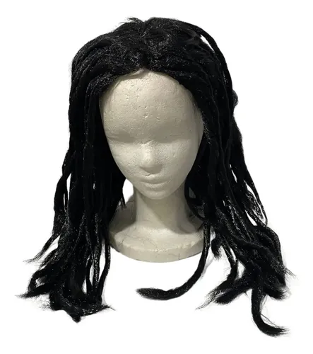 Peluca Rasta – Cotillon Disfraz Color Negro