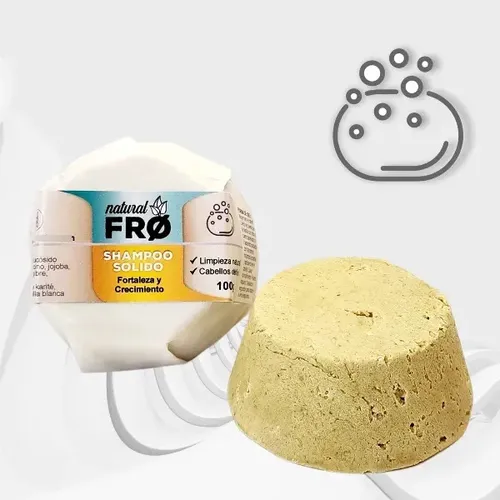 Shampoo Solido Crecimiento Y Fortaleza X 100g Naturalfro