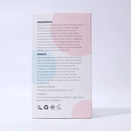 Set De Parches Faciales Antiarrugas Y Mascarillas 30 Pcs
