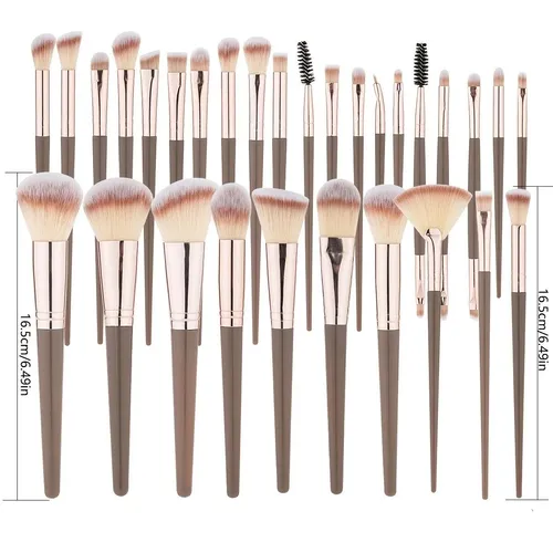 Set De 30 Brochas De Maquillaje