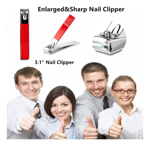 Manicure Set Nail Clipper Set Mujeres Hombres De Acero Toe
