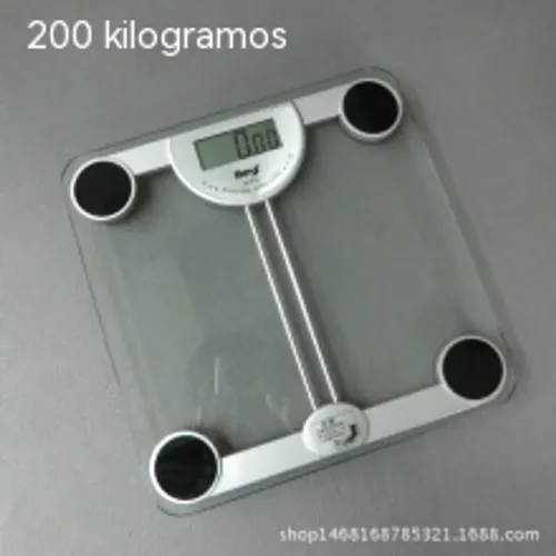 Báscula Digital De Baño Alta Precisión 200kg Resistente