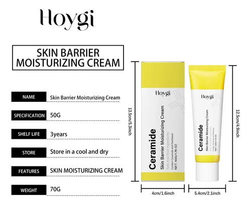 Crema Facial Hidratante Hoygi Ceramide