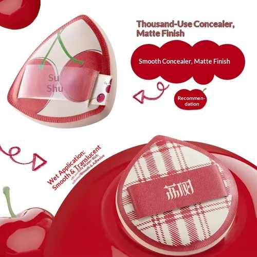 4 Esponjas Maquillaje Uso Húmedo Y Seco