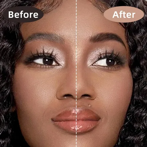 Kit De Microblading Sello Pomada Cejas Marrón Oscuro