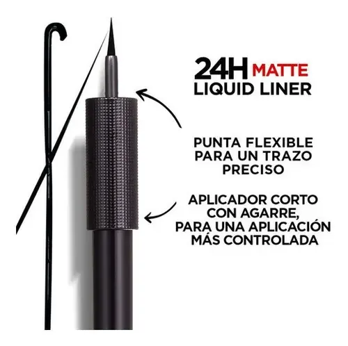 Delineador Infallible 24h Matte Liquid Negro Mate