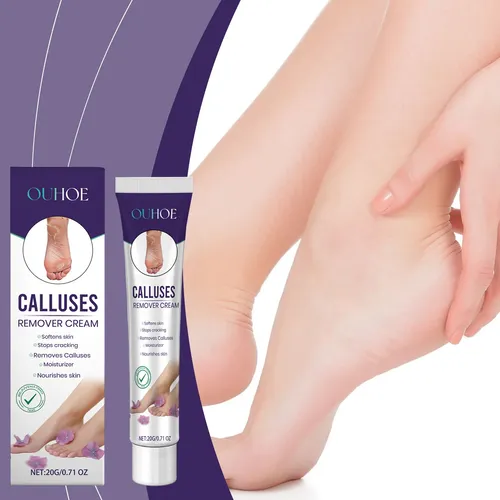 Práctica Crema Para El Cuidado De Los Pies Ouhoe, Suave E Hi