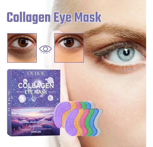 Máscara De Ojos Con Colágeno Ouhoe Fácil De Almacenar Para R Todo Tipo De Piel