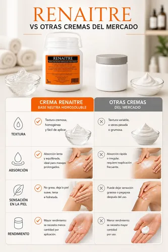 Crema Base X3kg Neutra Hidrosoluble Hidratante Spa Masajes