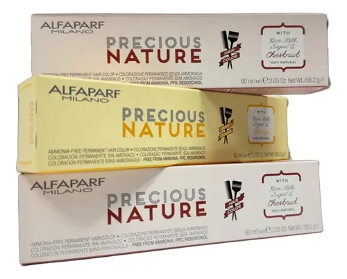 Combo X3 Tinturas Precious Nature Sin Amoníaco – Alfaparf