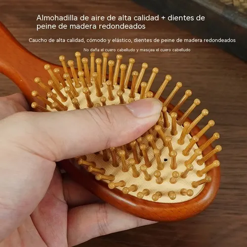 Cepillo Aire Haya Pequeño Antiestático Masaje