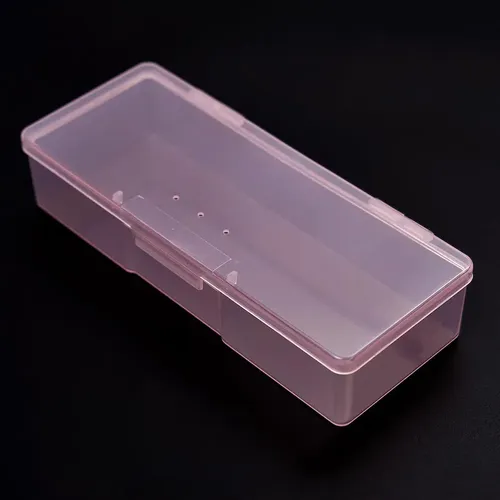 Caja De Suministros De Uñas Rolabling De Plástico Duradero P