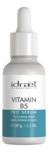 Serum Reparador Vitamin B5 Pro Serum Hidrata 30g Idraet Momento de aplicación Día/Noche Tipo de piel Todo tipo de piel