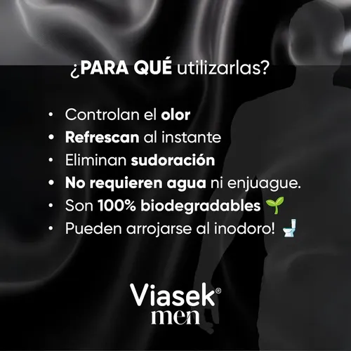 Viasek Toallas Higiénicas Intimas Men X16u.