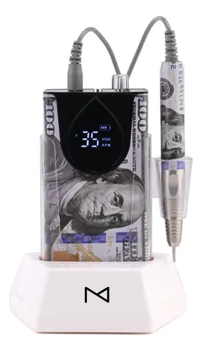 Lima Eléctrica Para Uñas M Max Profesional 2 En 1 Con Motor