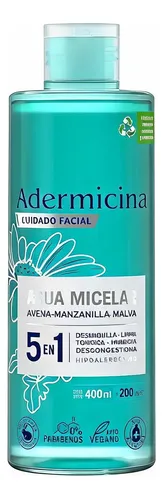 Adermicina Agua Micelar Cuidado Facial X 400 Ml