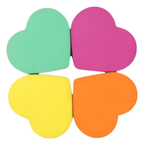 Esponjas Difuminadoras Maquillaje Surtidas 4 Unid X12 Packs