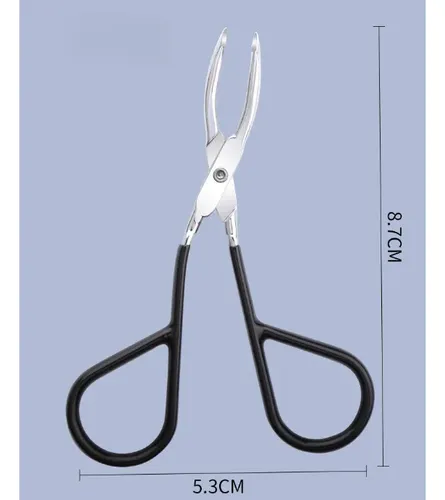 – Pinzas Curvas For Cejas De Acero Inoxidable 2pzs )