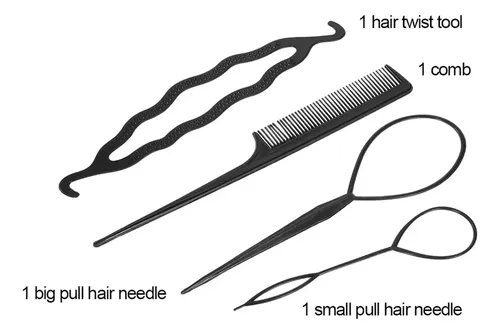 Kit De Herramientas De Peluquería, 4 Piezas, Para Peinar El