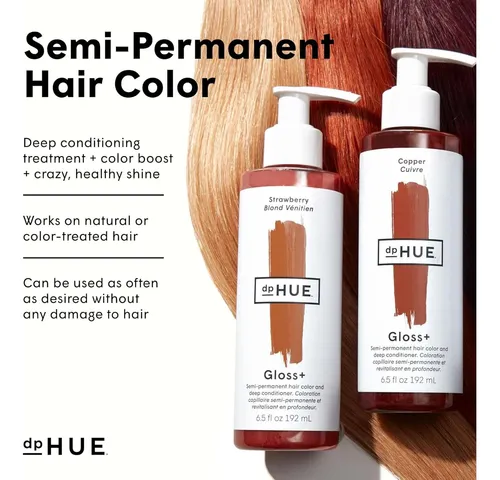 Tinte Semi-permanente Gloss+ Dphue 6.5 Oz Castaño Auburn
