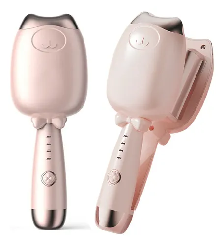 Ondulador Pelo 32 Mm Diseño Pata De Gato Rosa