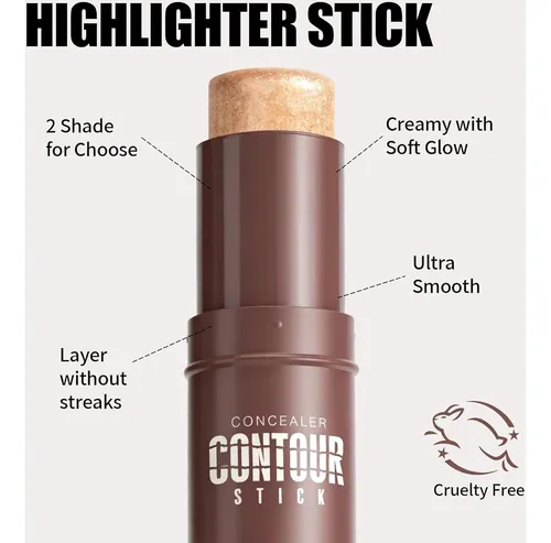 Iluminador En Barra Sheer Glow Qic 04 Champagne Shimmer