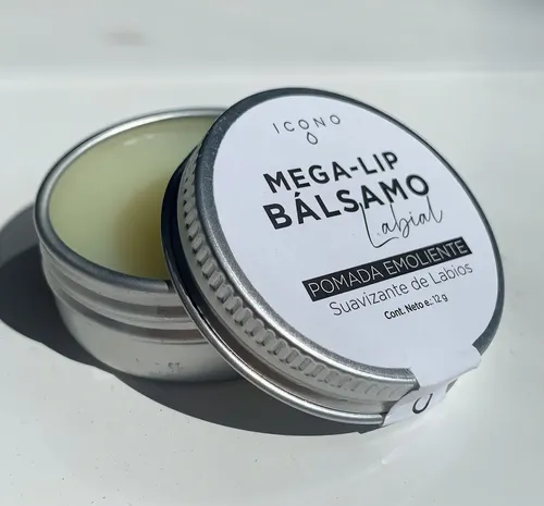 Bálsamo Labial Voluminizador Icono para Labios con Mentol y Manteca de Karité 12g