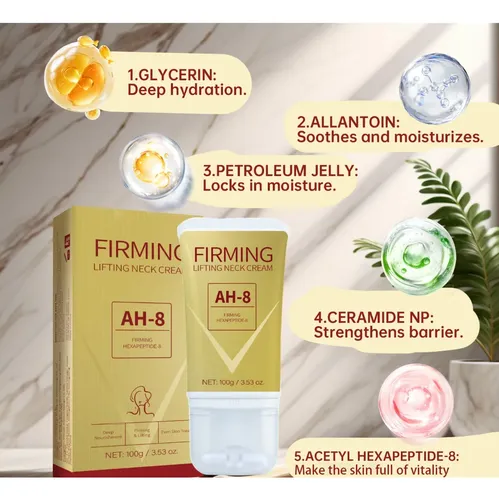 Crema Reafirmante Para Cuello Ah-8 100 G