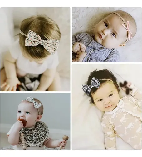 Haizhilan 10 Piezas Diademas Bebe Niña,moños Para Bebe,diade Variation