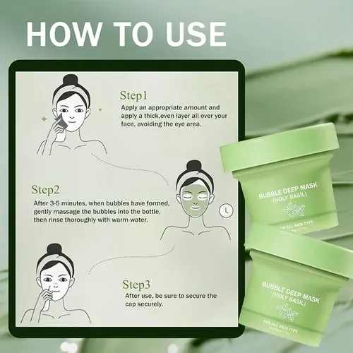 Mascarilla Limpiadora De Burbujas, Limpieza Profunda-90g
