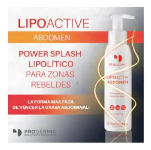 Lipoactive Prodermic X130 Abdomen Grasa Rebelde Intensivo